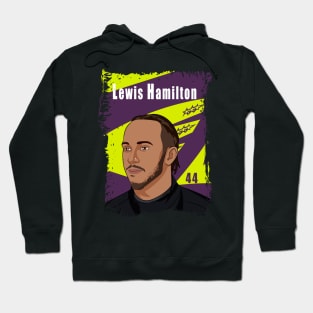 Lewis Hamilton Illustration Tribute Hoodie